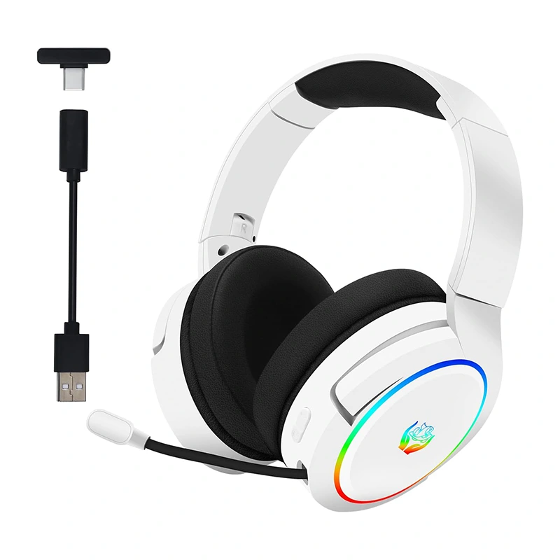 2.4GHz þráðlaust leikjahöfuðtól Bluetooth 2.4g Type-C