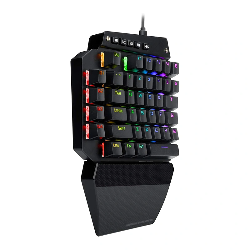 44keys RGB vélrænt leikjalyklaborð með snúru