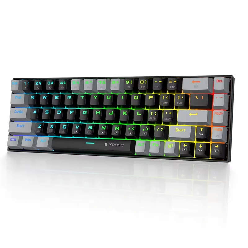 68keys RGB Wired Mechanical gaming lyklaborð