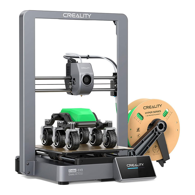 Creality Ender 3 V3 Super 3D prentari 600mms greindur sjálfsskoðun