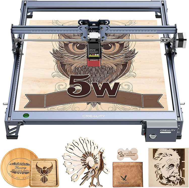 Falcon 5W Laser Engraver með 72000mW Output Power Durable